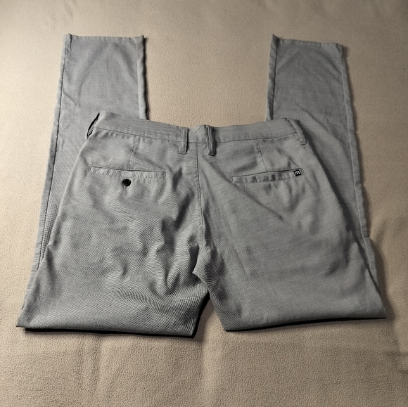 Travis Mathew Men's Golf  Straight Leg Gray Pants Sz 30, (Measures 32×32). - Picture 8 of 11
